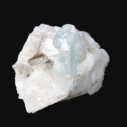 Aquamarine with three Micas in Feldspar matrix 311ct 62.3g in sunlight - Rocks and Things Store