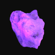 Aquamarine with three Micas in Feldspar matrix 311ct 62.3g in UV light - Rocks and Things Store