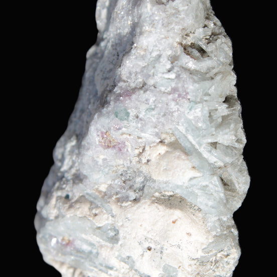 Green Tourmaline & Elbaite crystals on flat Muscovite Mica and Calcite matrix 202.9ct  40.5g in sunlight - Rocks and Things Store