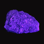 Green Tourmaline & Elbaite crystals on flat Muscovite Mica and Calcite matrix 202.9ct  40.5g in UV light - Rocks and Things Store