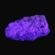 Green Tourmaline & Elbaite crystals on flat Muscovite Mica and Calcite matrix 202.9ct  40.5g in UV light - Rocks and Things Store