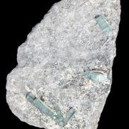 Green Tourmaline & Elbaite crystals on flat Muscovite Mica and Calcite matrix 202.9ct  40.5g in sunlight - Rocks and Things Store