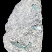 Green Tourmaline & Elbaite crystals on flat Muscovite Mica and Calcite matrix 202.9ct  40.5g in sunlight - Rocks and Things Store