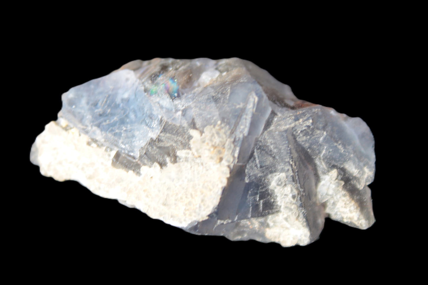 Blue cubic Fluorite 235ct 47g Rocks and Things