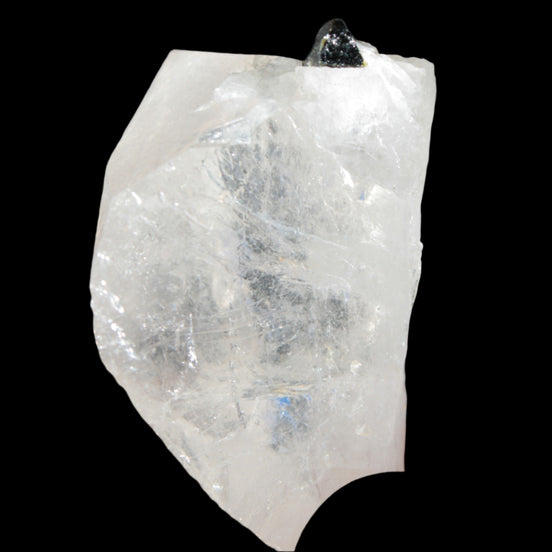 Clear Quartz crystal with phantoms and Elbaite 50mm 172.2ct 34.4g