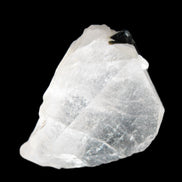 Clear Quartz crystal with phantoms and Elbaite 50mm 172.2ct 34.4g in sunlight - Rocks and Things Store