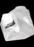 Clear Quartz crystal with phantoms and Elbaite 50mm 172.2ct 34.4g in sunlight - Rocks and Things Store