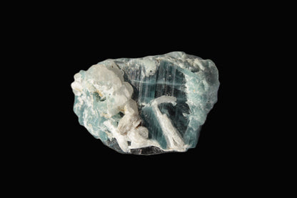 Blue Tourmaline Indicolite on Tourmaline with Calcite106.5ct 21.3g Rocks and Things