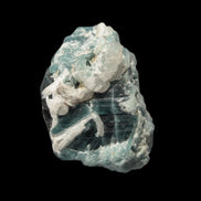 Blue Tourmaline Indicolite on Tourmaline with Calcite 106.5ct 21.3g in sunshine - Rocks and Things Store