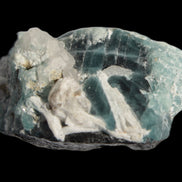 Blue Tourmaline Indicolite on Tourmaline with Calcite106.5ct 21.3g Rocks and Things