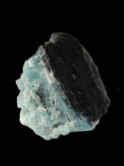 Blue Tourmaline Indicolite on Tourmaline with Calcite106.5ct 21.3g Rocks and Things