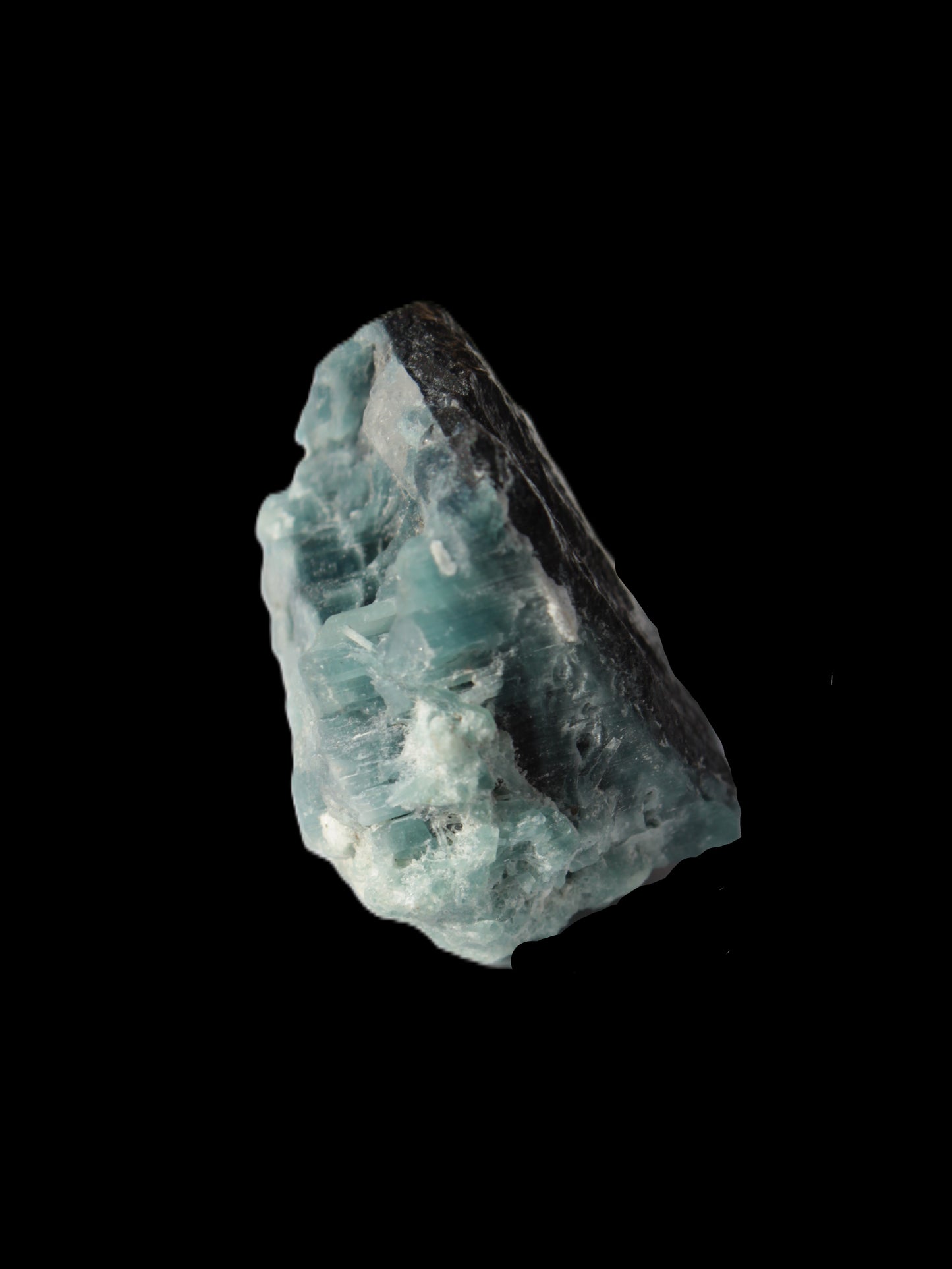 Blue Tourmaline Indicolite on Tourmaline with Calcite106.5ct 21.3g Rocks and Things