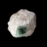 Emerald on Quartz and Feldspar 90ct 19g in sunlight - Rocks and Things Store