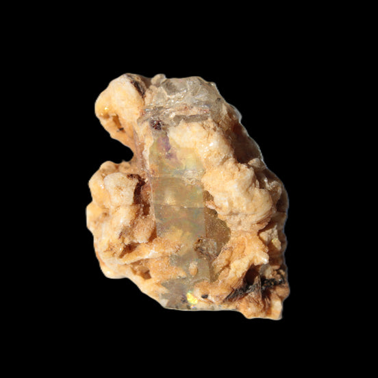 Clear Aquamarine with Heliodor in Mica and Calcite 25mm 61.4ct 12.2g Rocks and Things