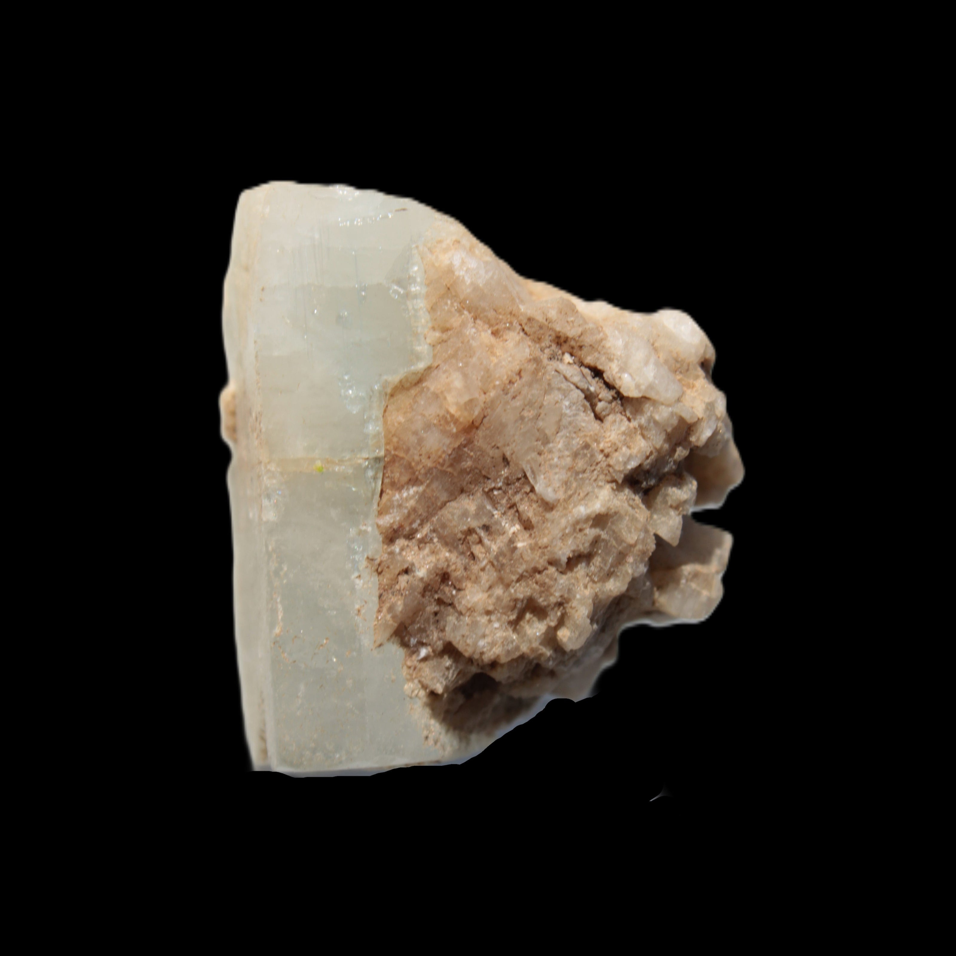 Terminated Aquamarine with Feldspar & Mica matrix 28mm 94.5ct 18.9g Rocks and Things