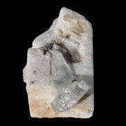 Aquamarine cluster on Feldspar matrix 28mm 93.6ct 18.7g - Rocks and Things Store