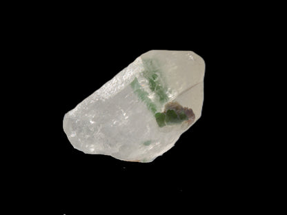 Twin Green Tourmaline crystals in Twinned Quartz crystal 28mm 39.5ct 7.9g Rocks and Things