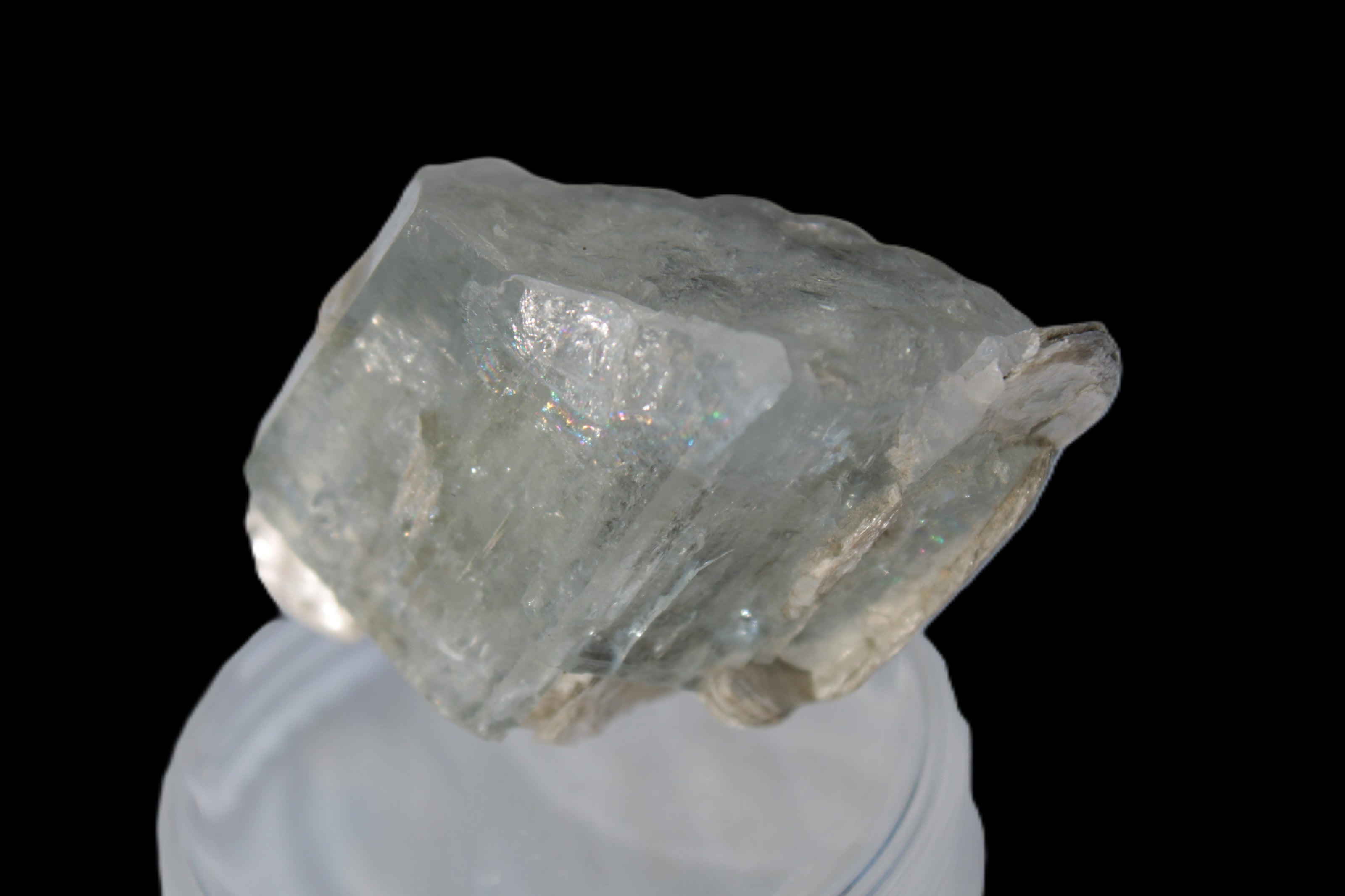 Terminated Clear Aquamarine crystal cluster with Mica 30mm 118.7ct 23.7g Rocks and Things