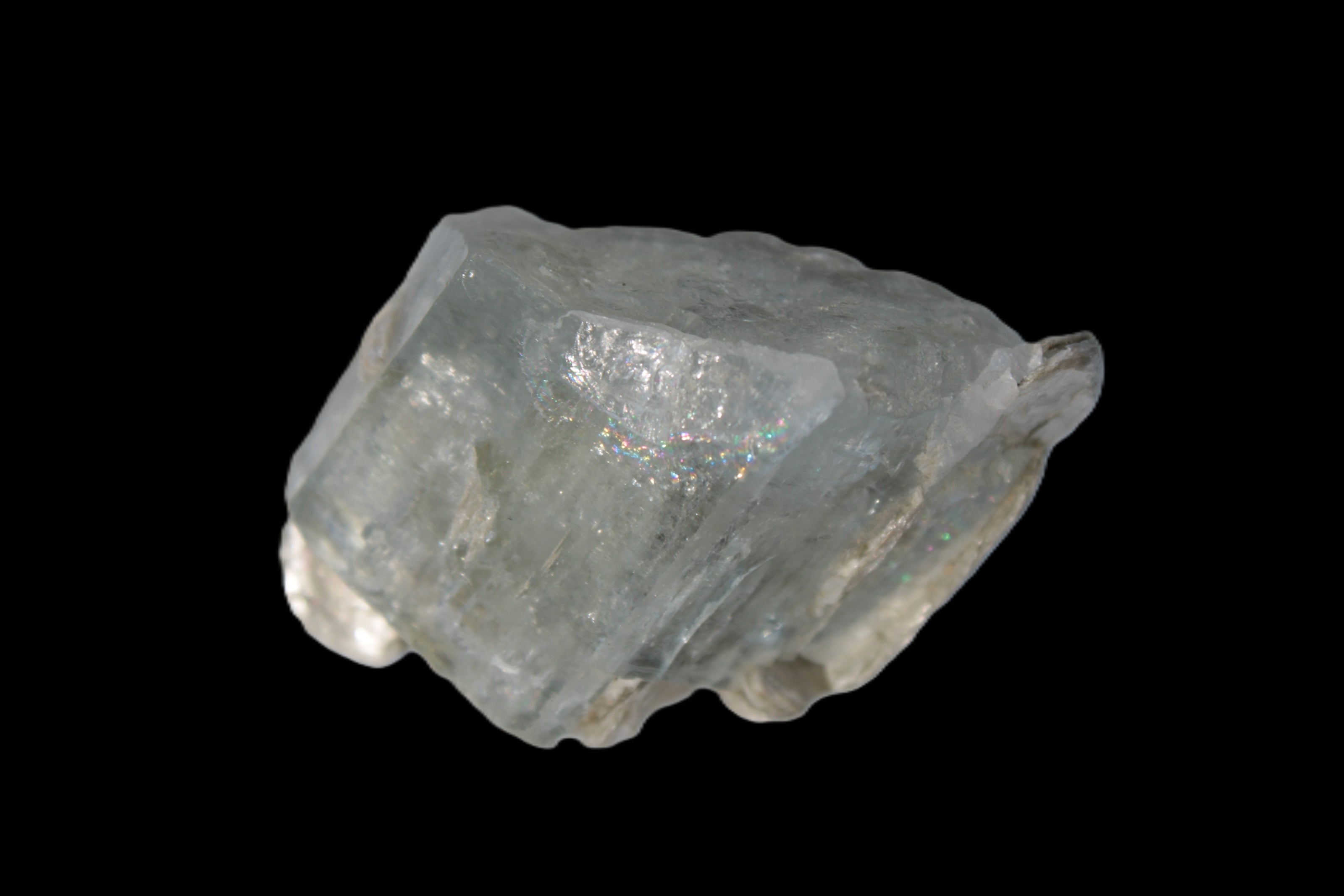 Terminated Clear Aquamarine crystal cluster with Mica 30mm 118.7ct 23.7g Rocks and Things