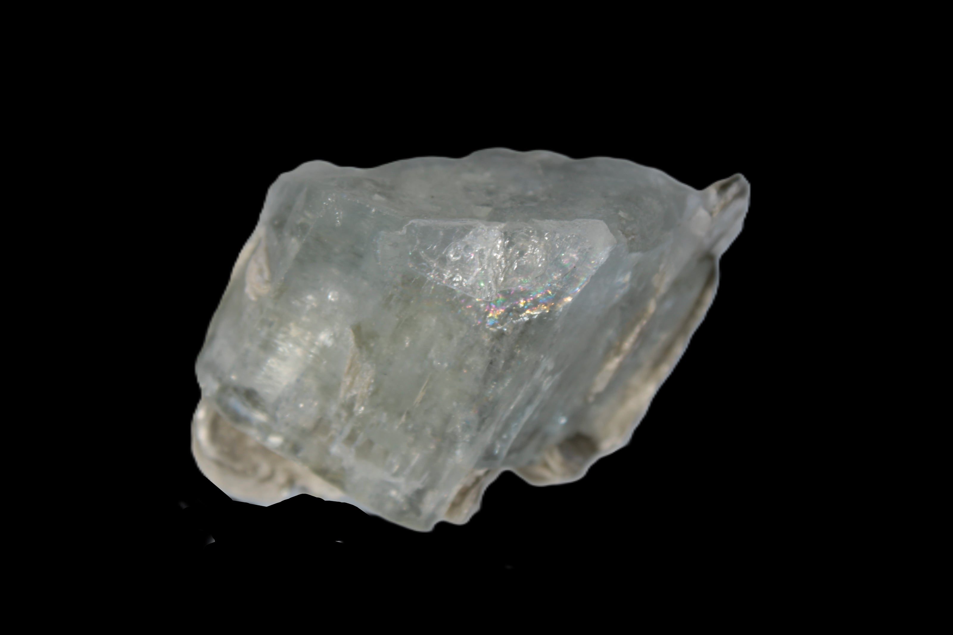 Terminated Clear Aquamarine crystal cluster with Mica 30mm 118.7ct 23.7g Rocks and Things