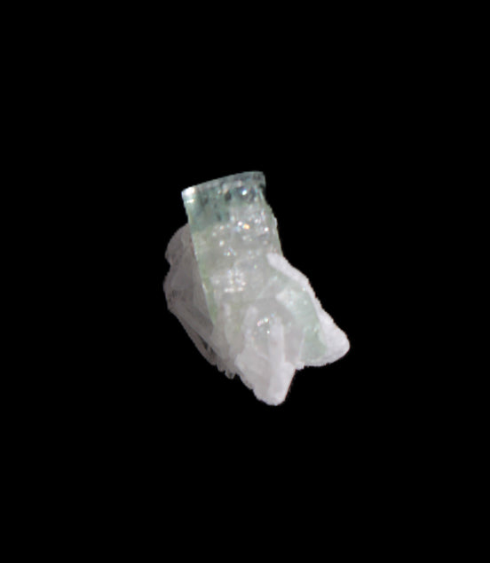 Tiny Aquamarine crystal on matrix 3.9ct 0.8g Rocks and Things