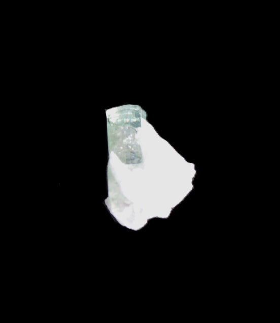 Tiny Aquamarine crystal on matrix 3.9ct 0.8g Rocks and Things