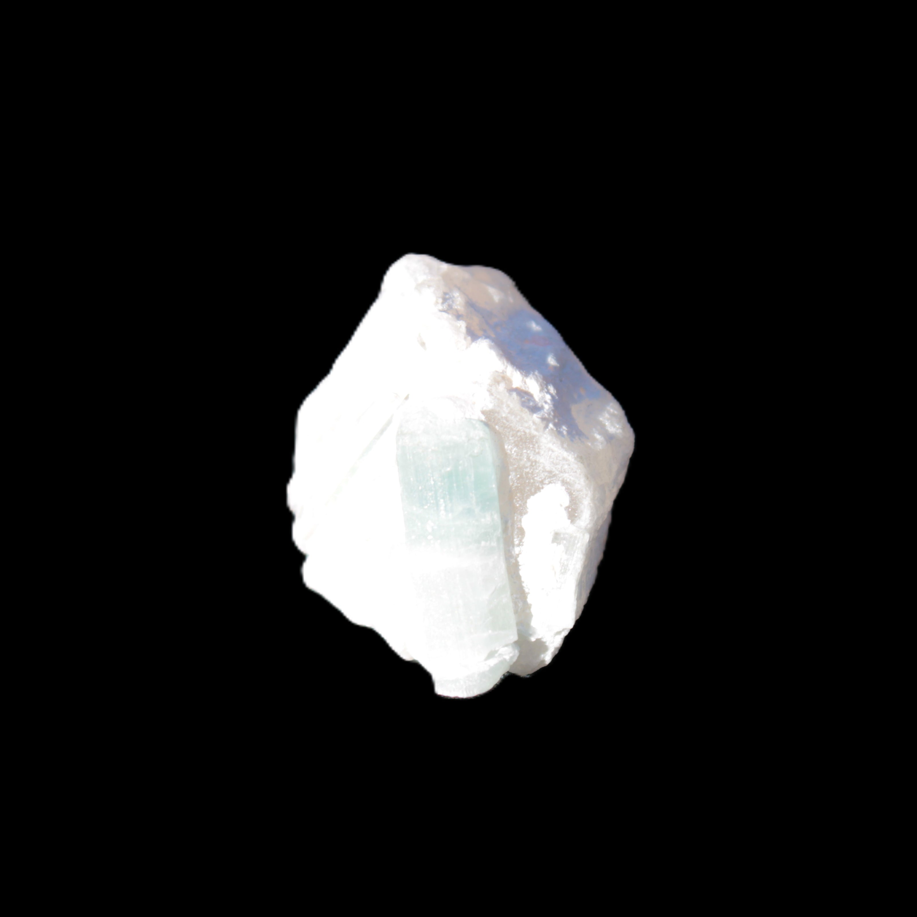 Multi-coloured Green Tourmaline crystal 43.4ct 8.7g in sunshine