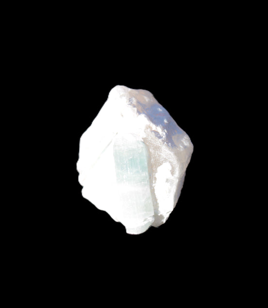 Multi-coloured Green Tourmaline crystal 43.4ct 8.7g in sunshine