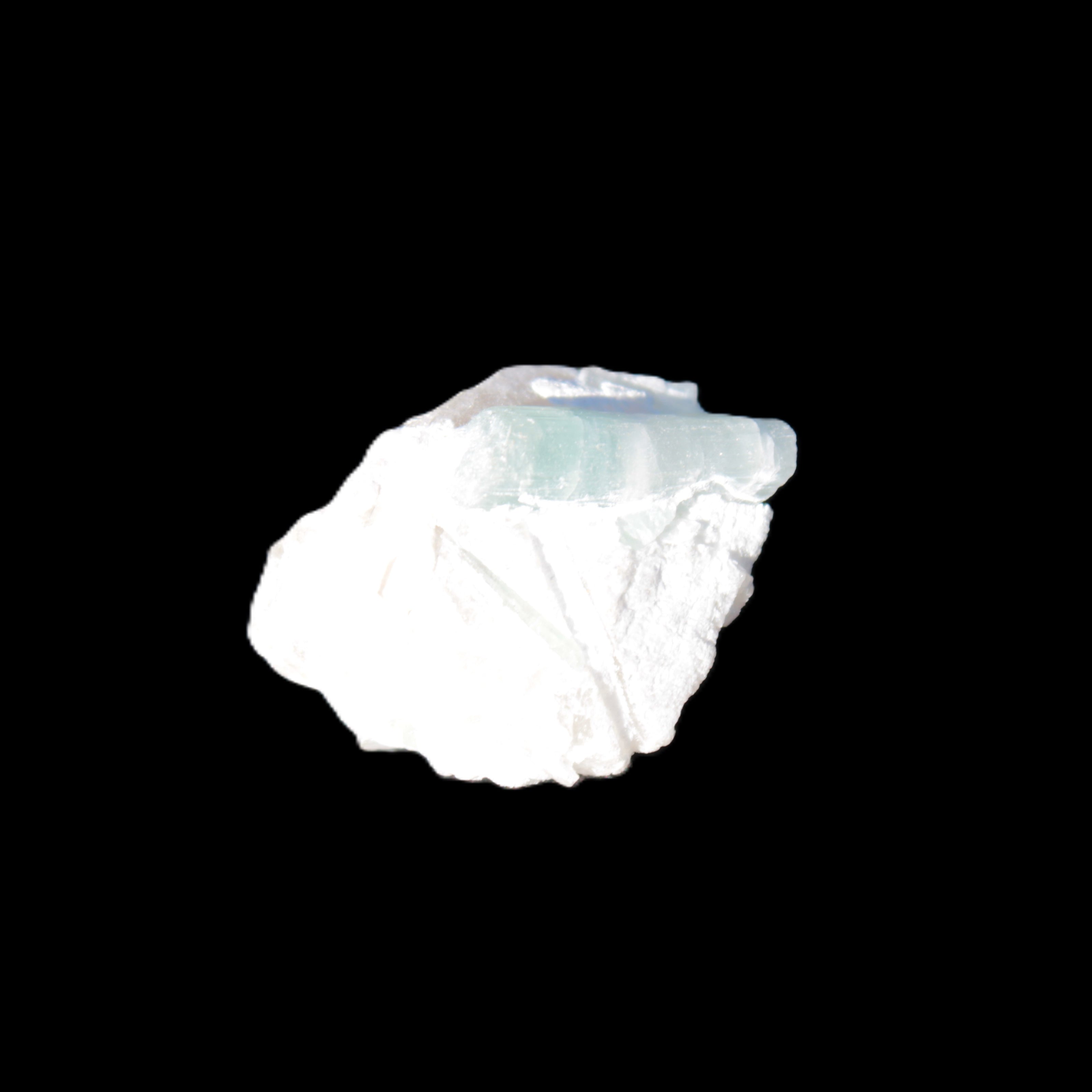 Multi-coloured Green Tourmaline crystal 43.4ct 8.7g in sunshine