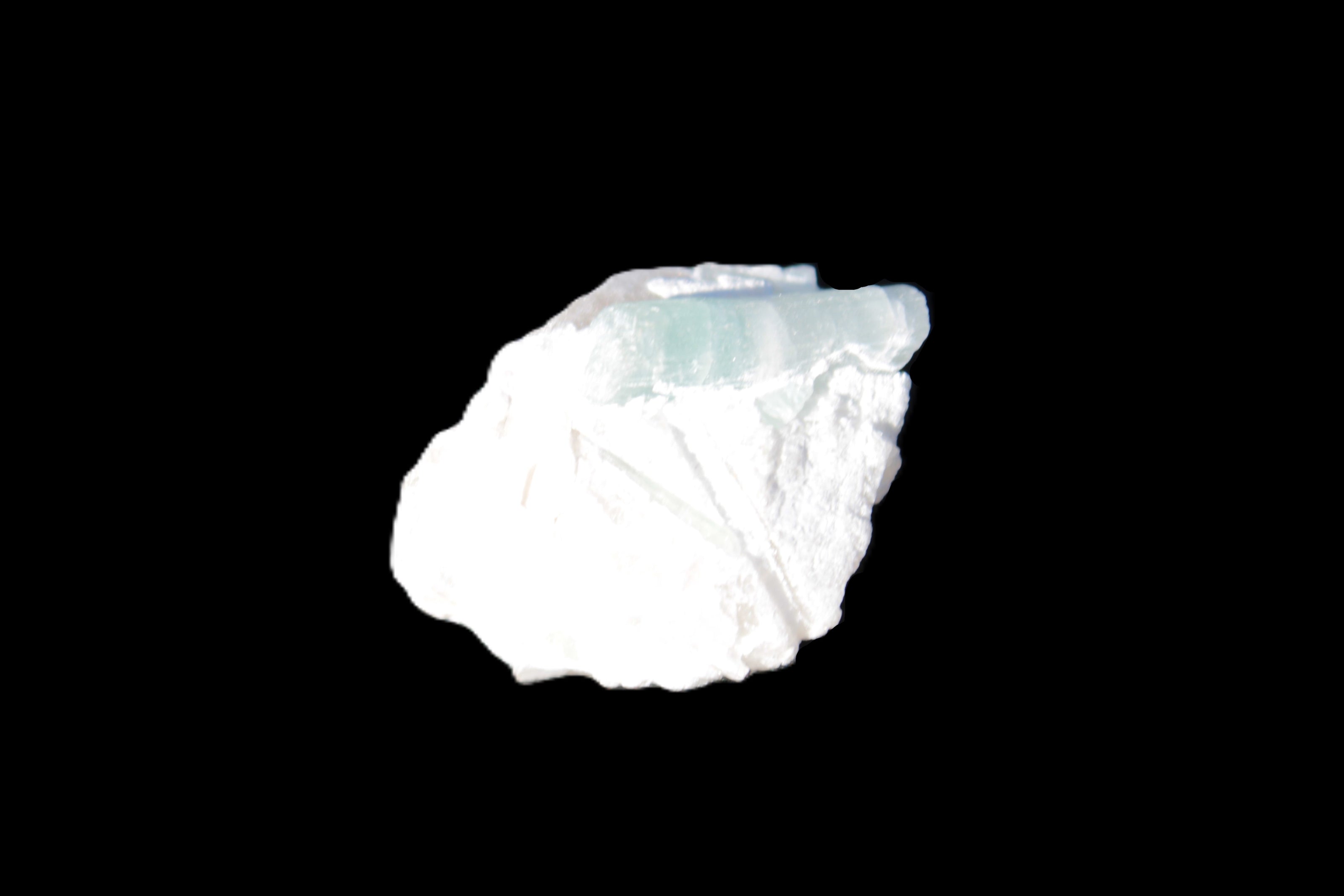 Multi-coloured Green Tourmaline crystal 43.4ct 8.7g in sunshine