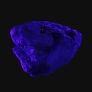 Clear Topaz crystals on matrix from Pakistan 98ct 19.5g in UV light - Rocks and Things Store