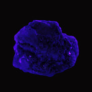 Clear Topaz crystals on matrix from Pakistan 98ct 19.5g in UV light - Rocks and Things Store