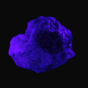 Clear Topaz crystals on matrix from Pakistan 98ct 19.5g in UV light - Rocks and Things Store