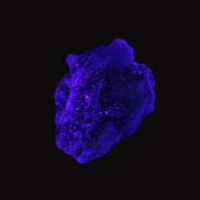 Clear Topaz crystals on matrix from Pakistan 98ct 19.5g in UV light - Rocks and Things Store