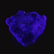 Clear Topaz crystals on matrix from Pakistan 98ct 19.5g in UV light - Rocks and Things Store