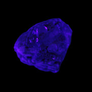 Clear Topaz crystals on matrix from Pakistan 98ct 19.5g in UV light - Rocks and Things Store