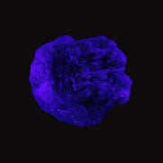 Clear Topaz crystals on matrix from Pakistan 98ct 19.5g in UV light - Rocks and Things Store