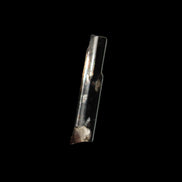 Small long Rainbow Black Tourmaline  crystal 25mm 6.2ct 1.2g in sunlight - Rocks and Things Store