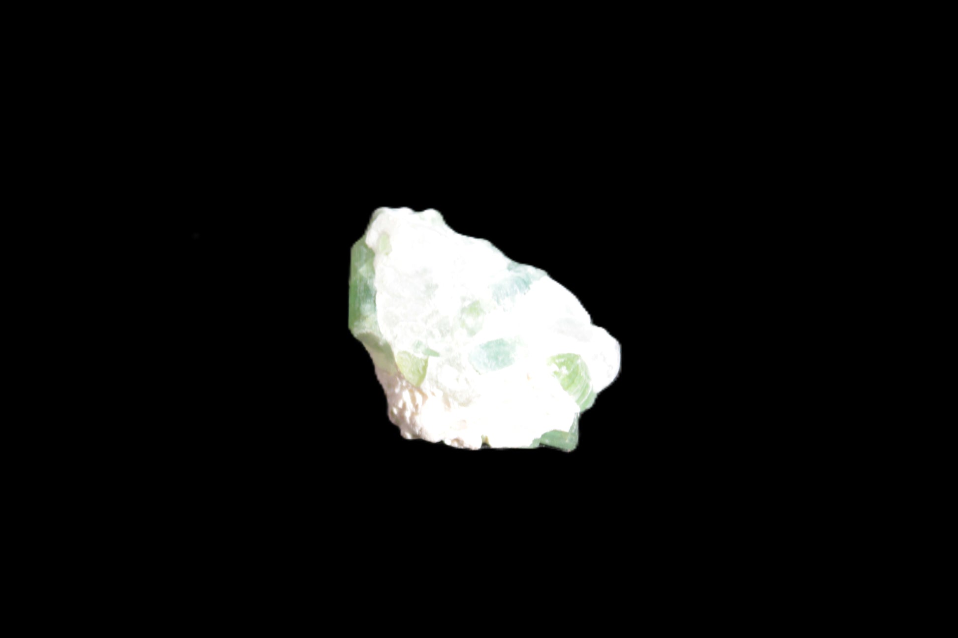 Tiny Green Tourmaline crystals in matrix 11.5ct 2.3g Rocks and Things