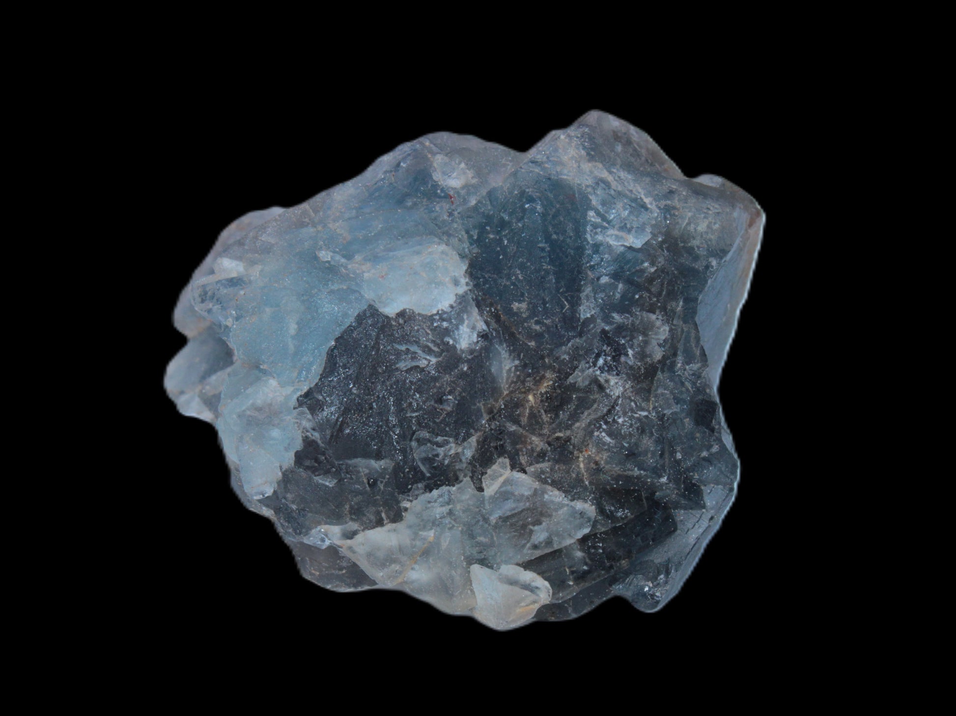 Blue cubic Fluorite 219.3ct 43.8g Rocks and Things