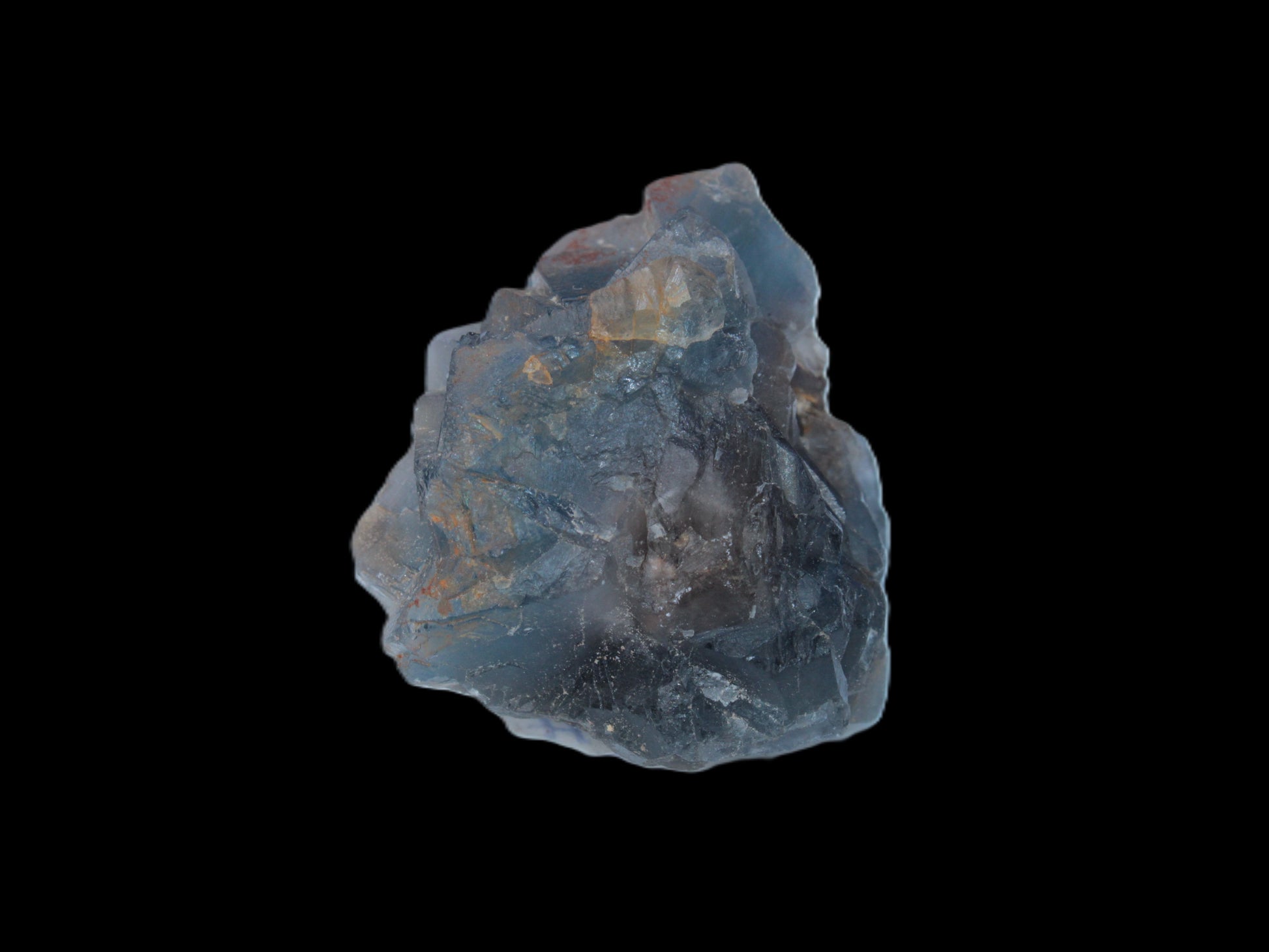 Blue cubic Fluorite 219.3ct 43.8g Rocks and Things