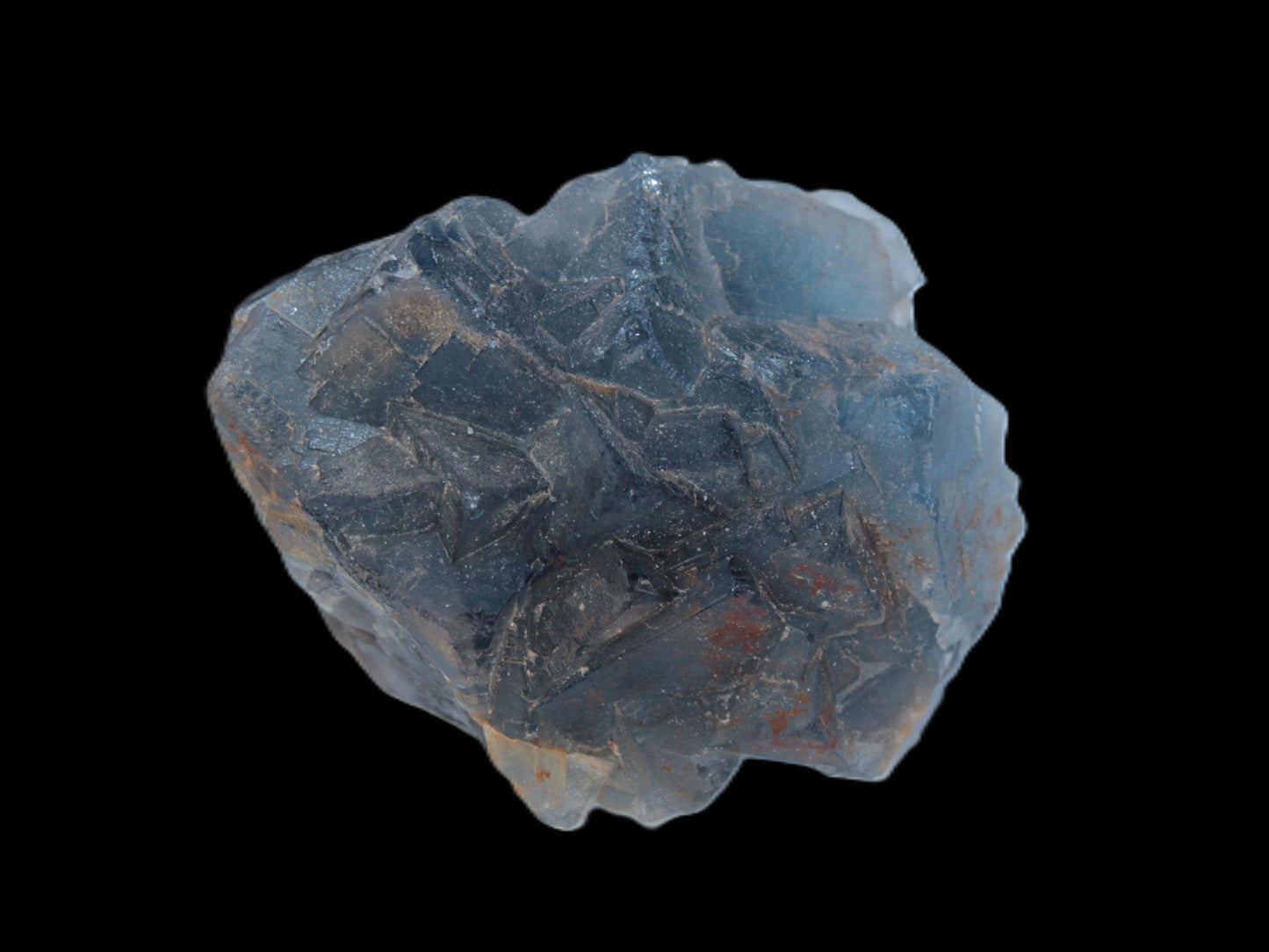 Blue cubic Fluorite 219.3ct 43.8g Rocks and Things