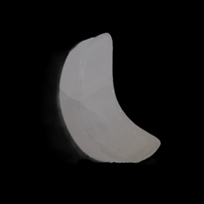 Mangano Calcite Crescent Moon 28-32mm 7.7-10g Rocks and Things