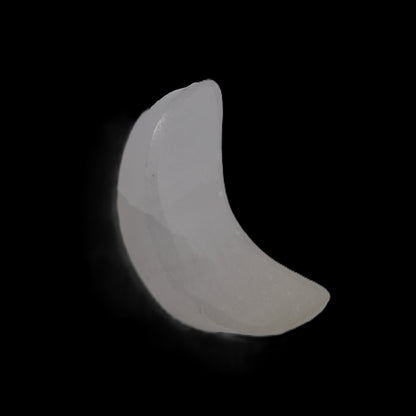 Mangano Calcite Crescent Moon 28-32mm 7.7-10g Rocks and Things