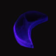 Banded Honey Calcite Cresent Moon 25-30mm 6.9-8.3g Rocks and Things