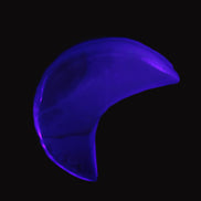 Banded Honey Calcite Cresent Moon 25-30mm 6.9-8.3g Rocks and Things