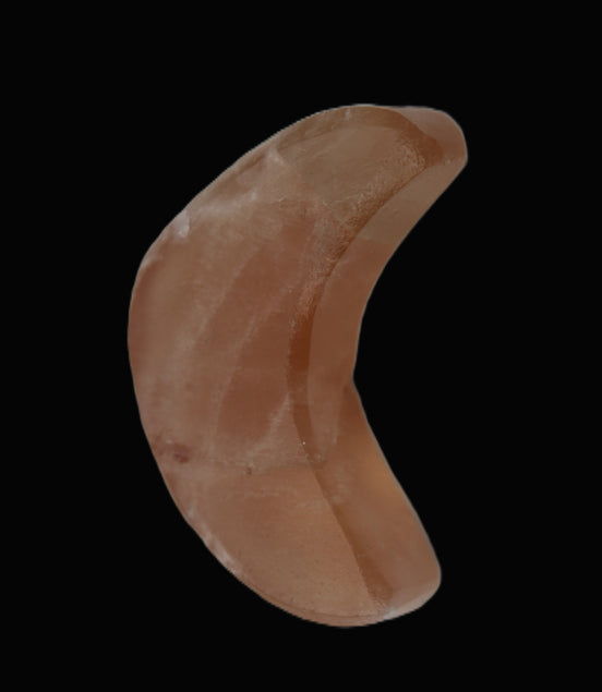 Honey Afghan Jade Crescent Moon 32mm 11.3g Rocks and Things