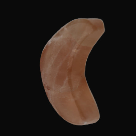 Honey Afghan Jade Crescent Moon 32mm 11.3g Rocks and Things