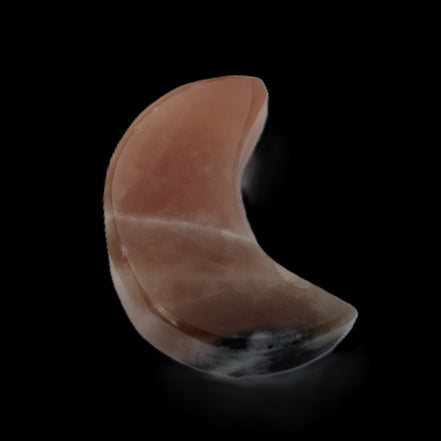 Honey Afghan Jade Crescent Moon 32mm 11.3g Rocks and Things