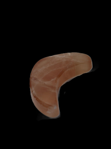 Honey Afghan Jade Crescent Moon 32mm 11.3g Rocks and Things